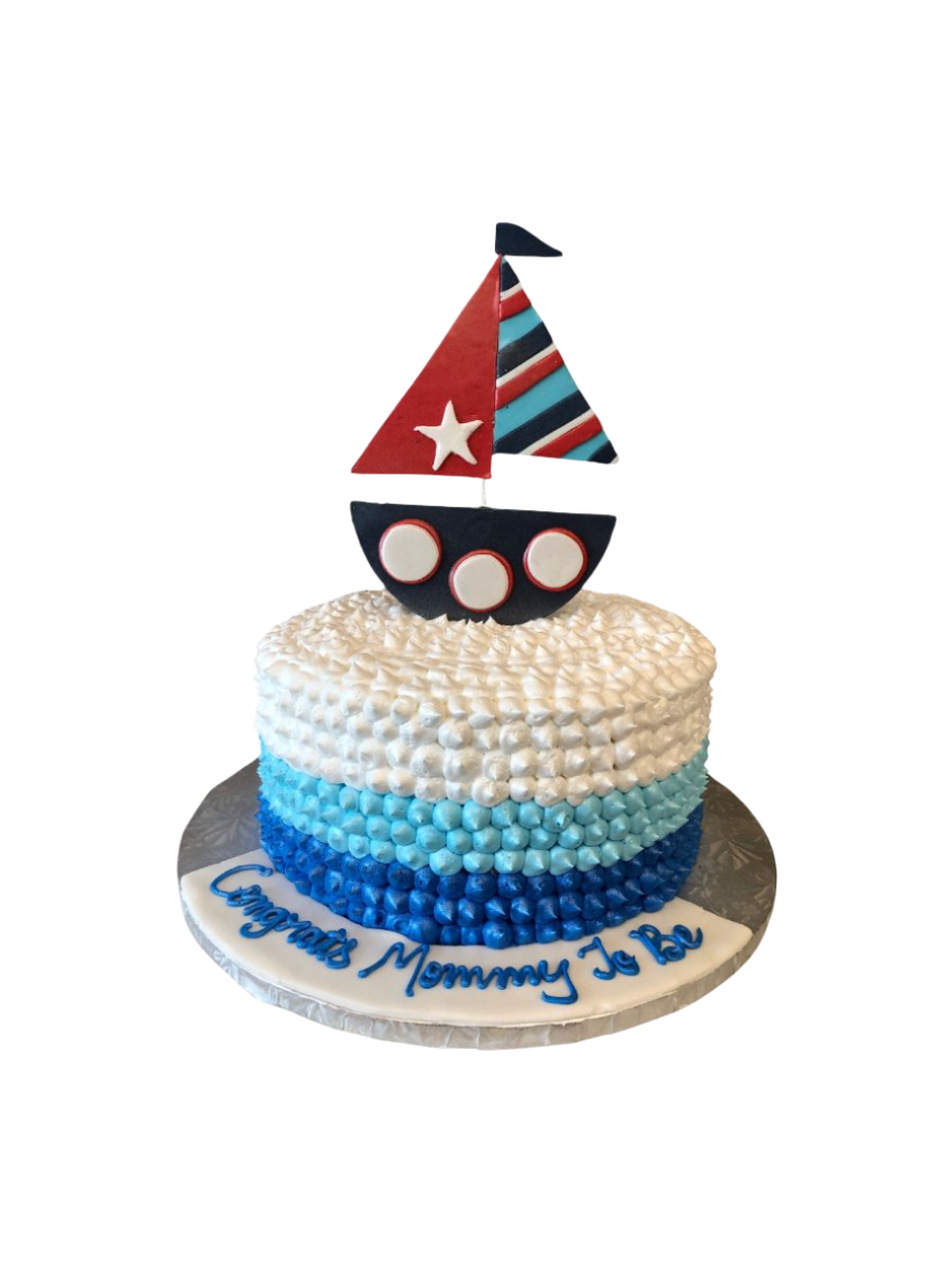 Sailing Boat Birthday Cake