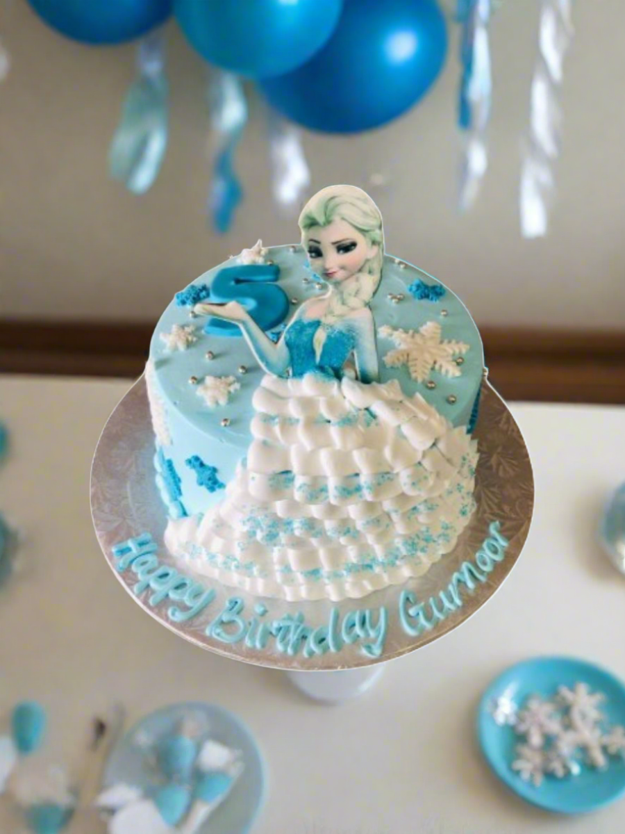 Gurnoor Frozen Birthday Cake