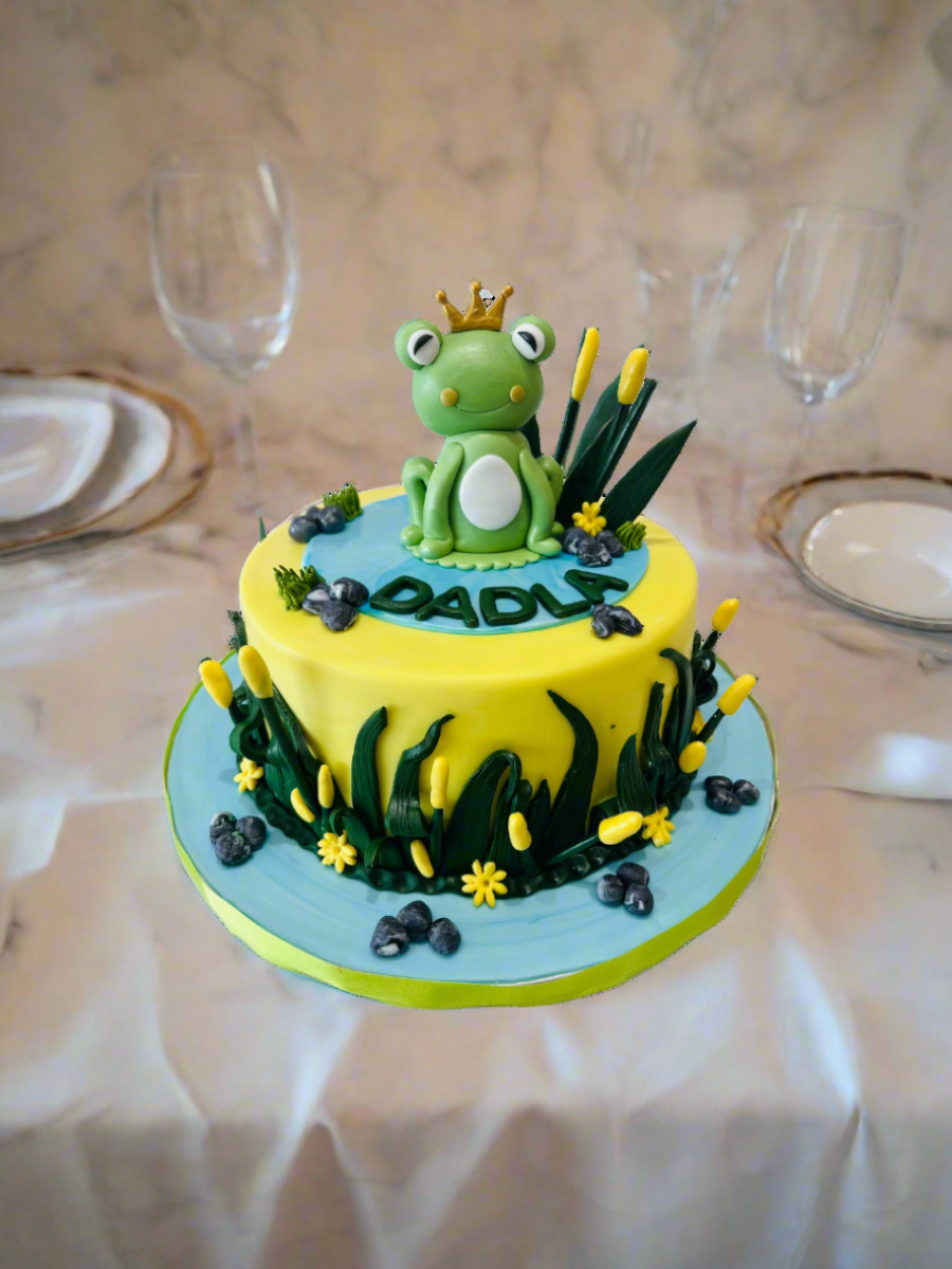 Frog Fondant Cake
