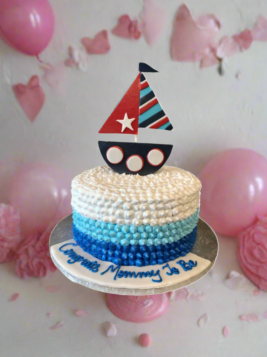 Sailing Boat Birthday Cake