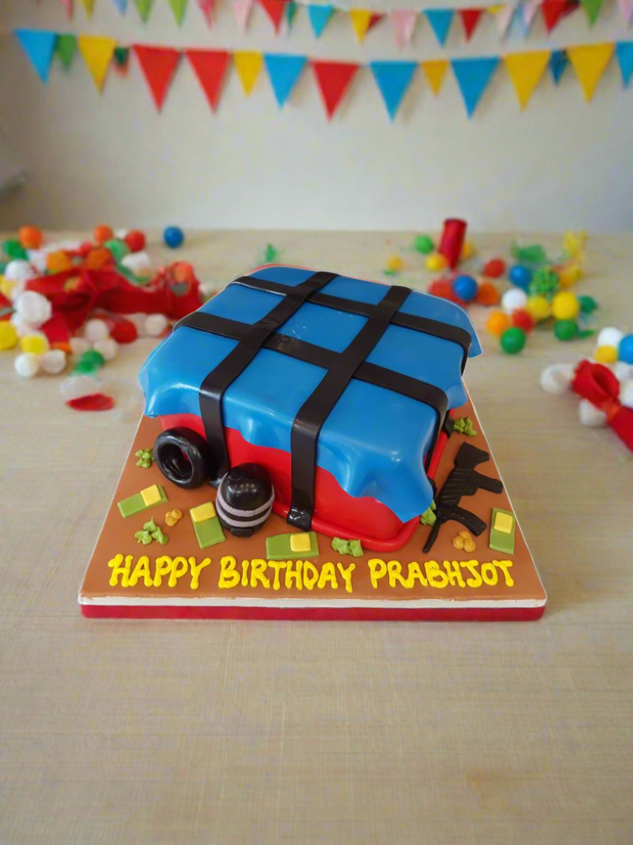 Pubg Fondant Cake