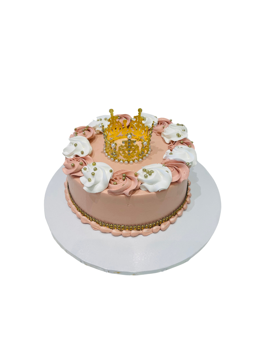 Elizah Princess Crown Birthday Cake