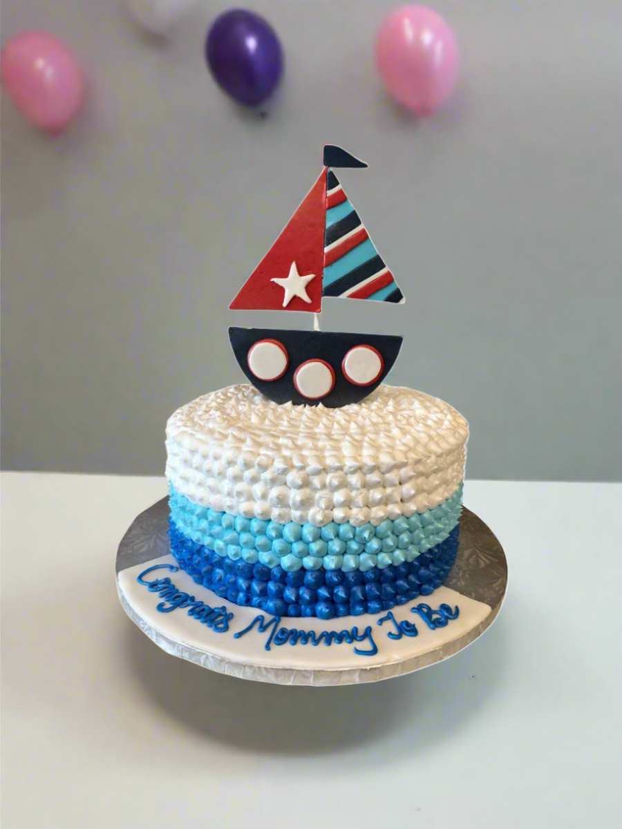 Sailing Boat Birthday Cake