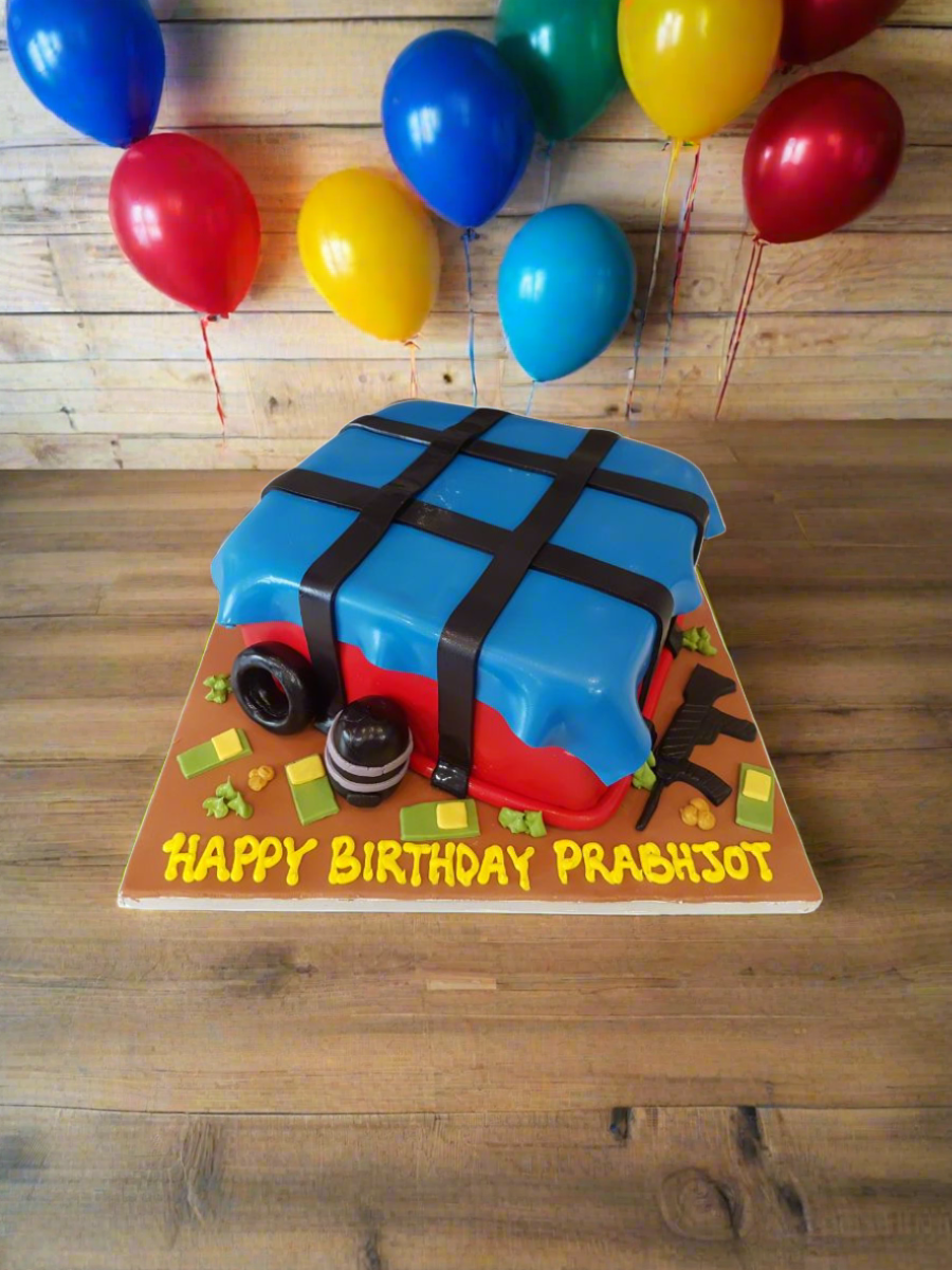 Pubg Fondant Cake