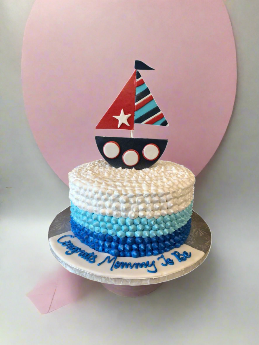 Sailing Boat Birthday Cake