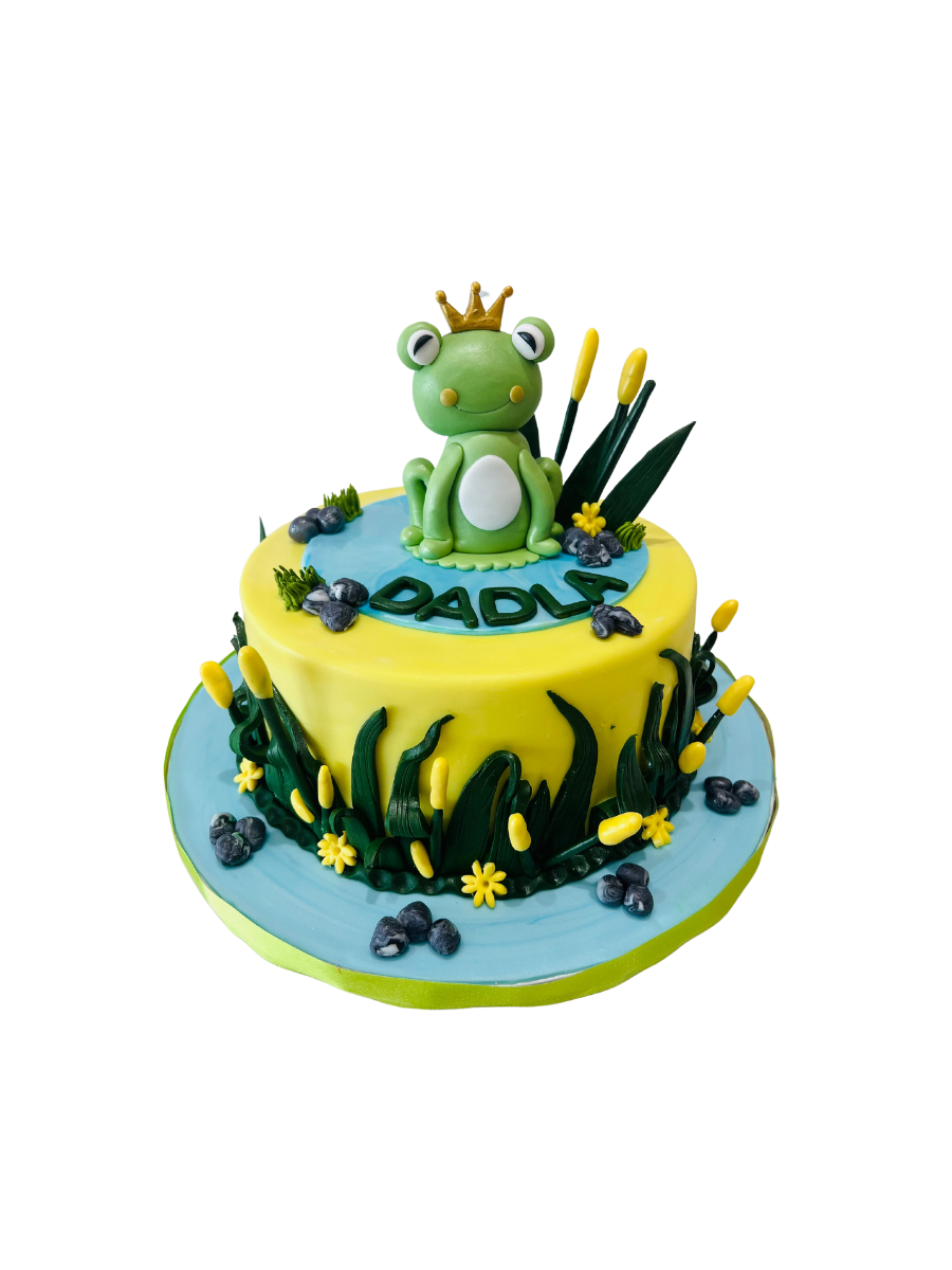 Frog Fondant Cake