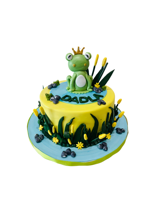 Frog Fondant Cake
