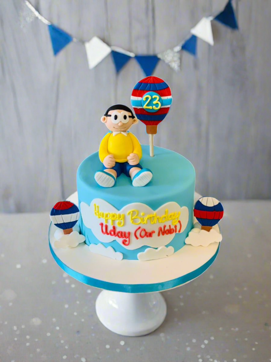 Nobita Fondant Cake