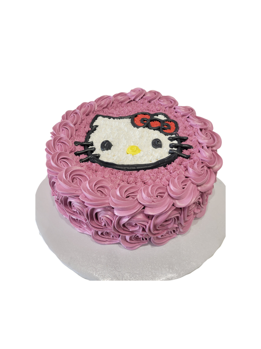 Hello Kitty Rosette Cake