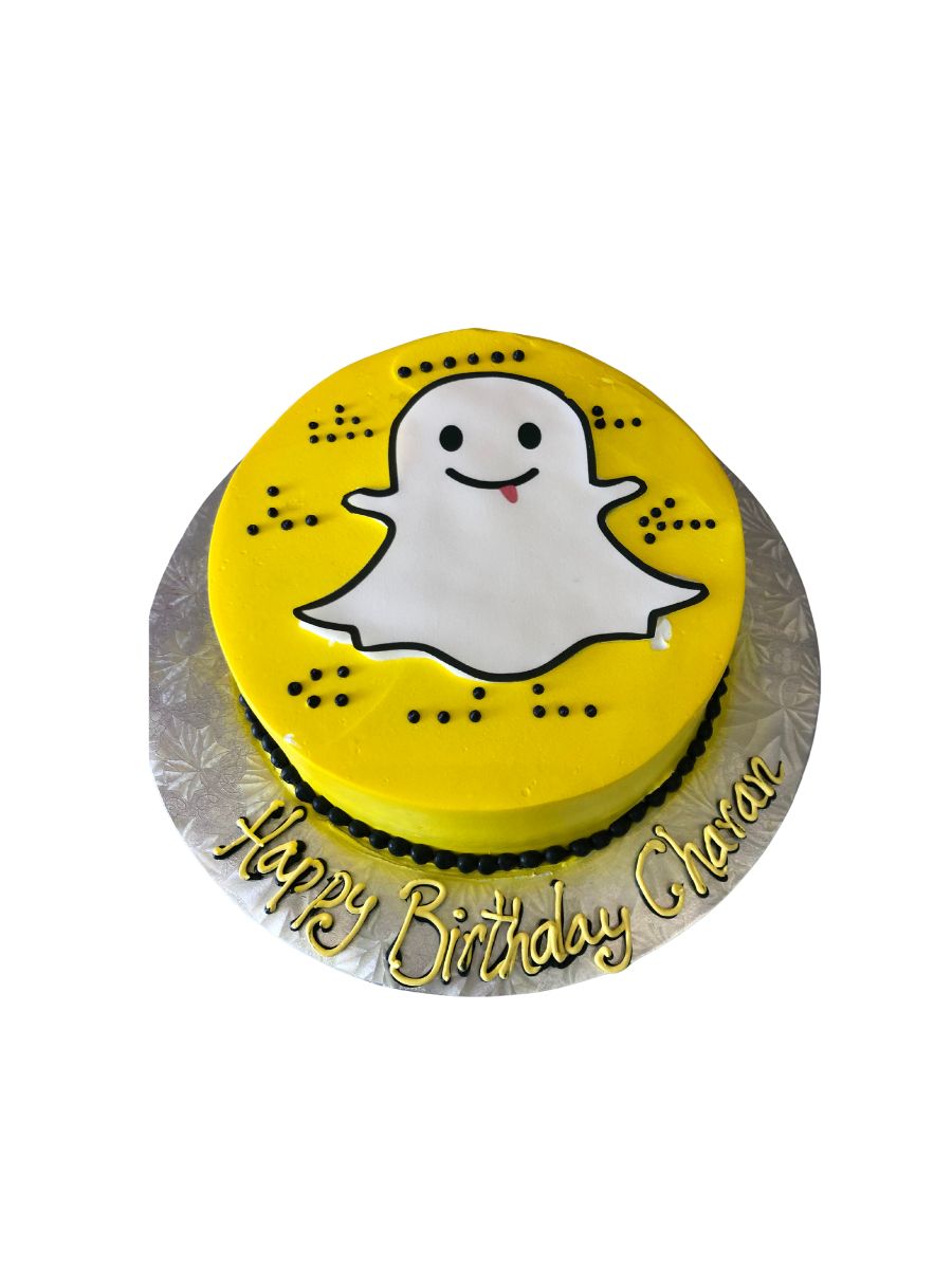 Snapchat Photo Cake