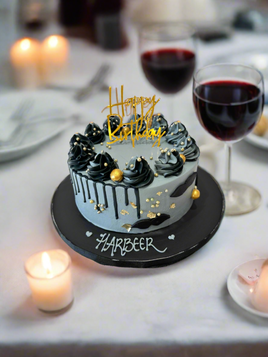 Harbeer Moustache Cake