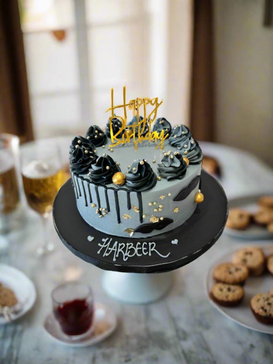 Harbeer Moustache Cake