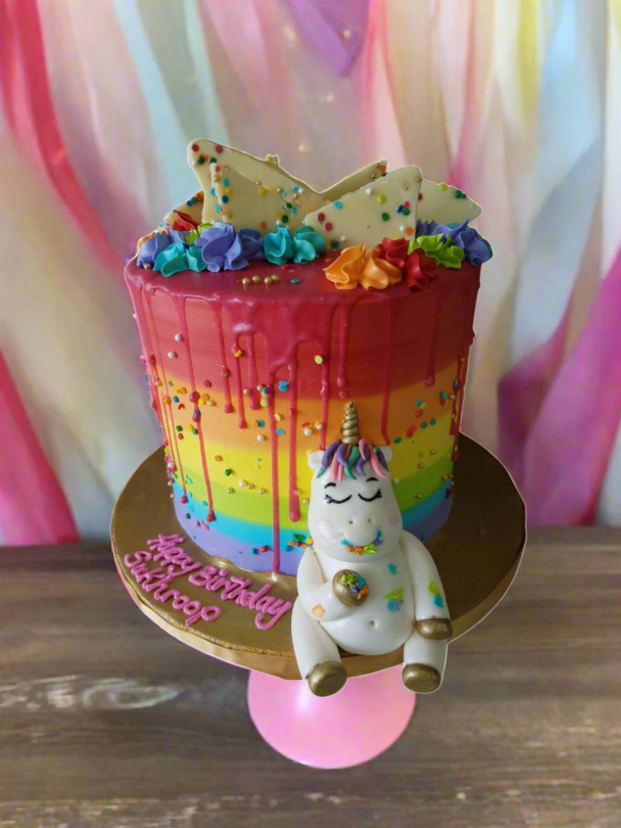 Unicorn Rainbow Cake