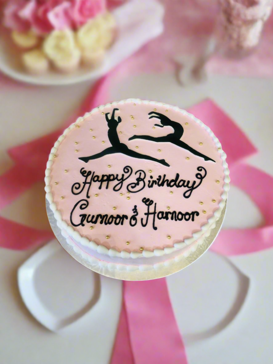 Gymnast Photo Cake