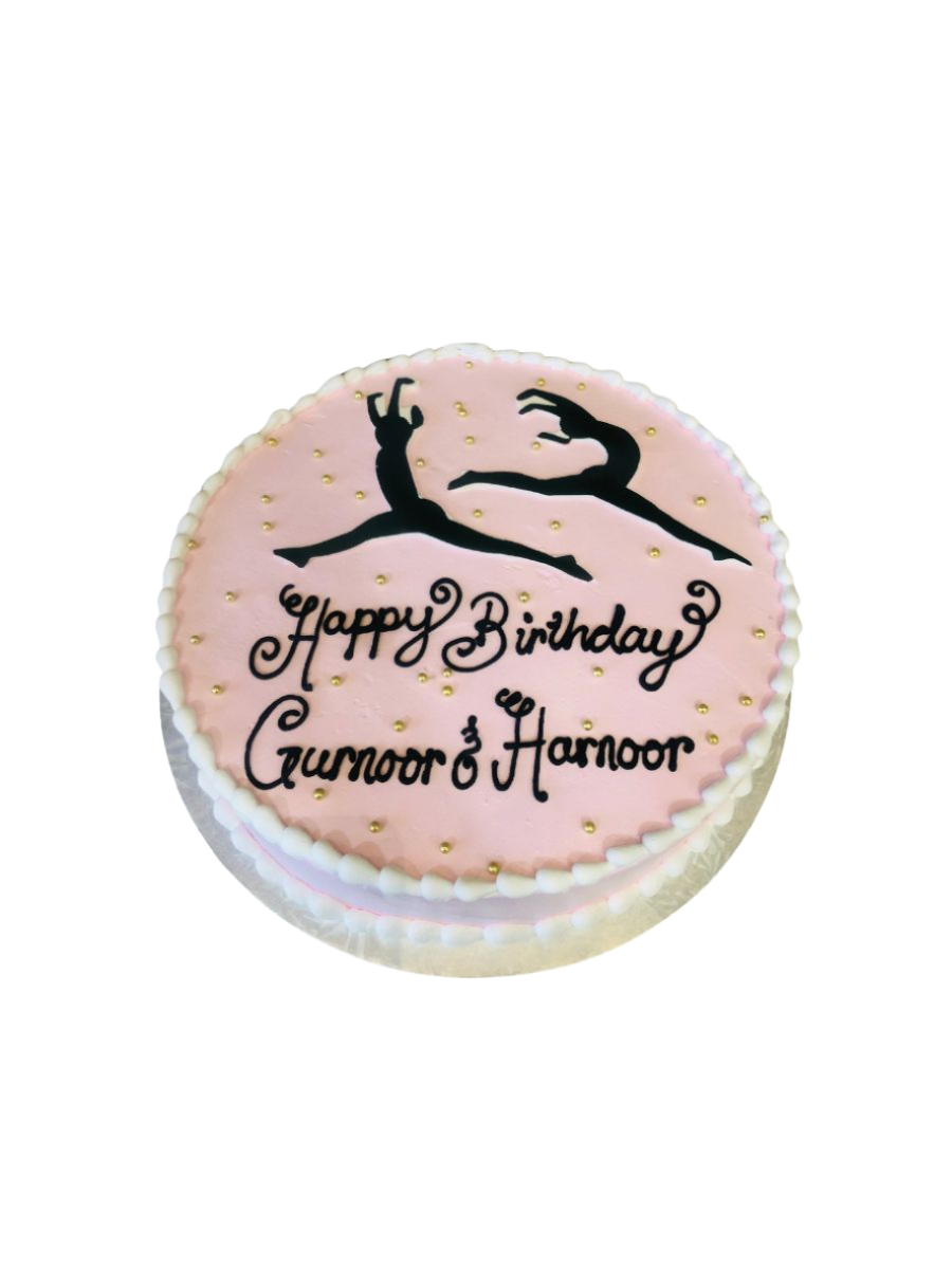 Gymnast Photo Cake