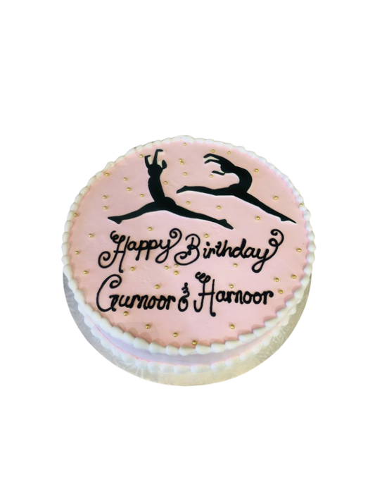 Gymnast Photo Cake