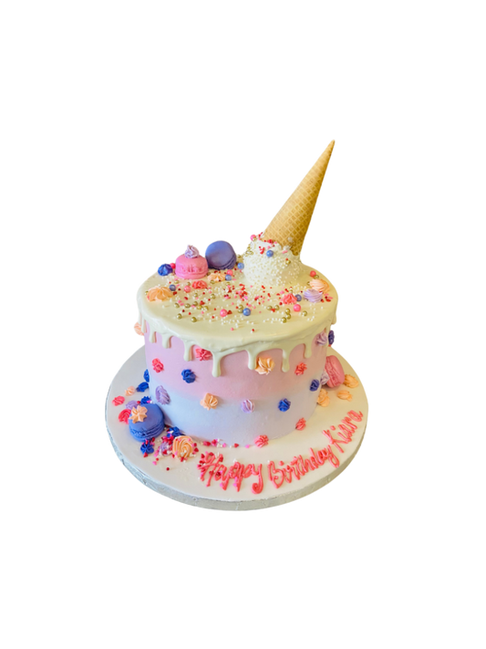 Kiara Ice-Cream Cone Cake