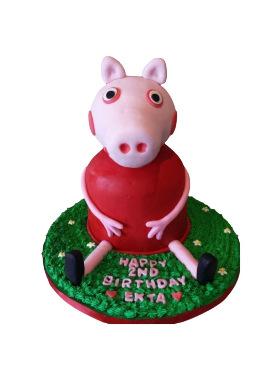 Peppa Pig Molded Cake