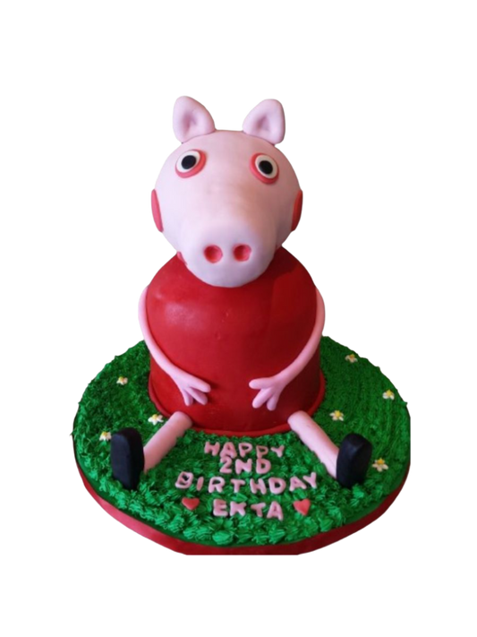Peppa Pig Molded Cake