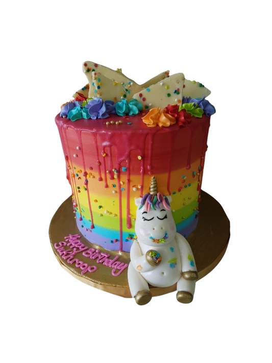 Unicorn Rainbow Cake