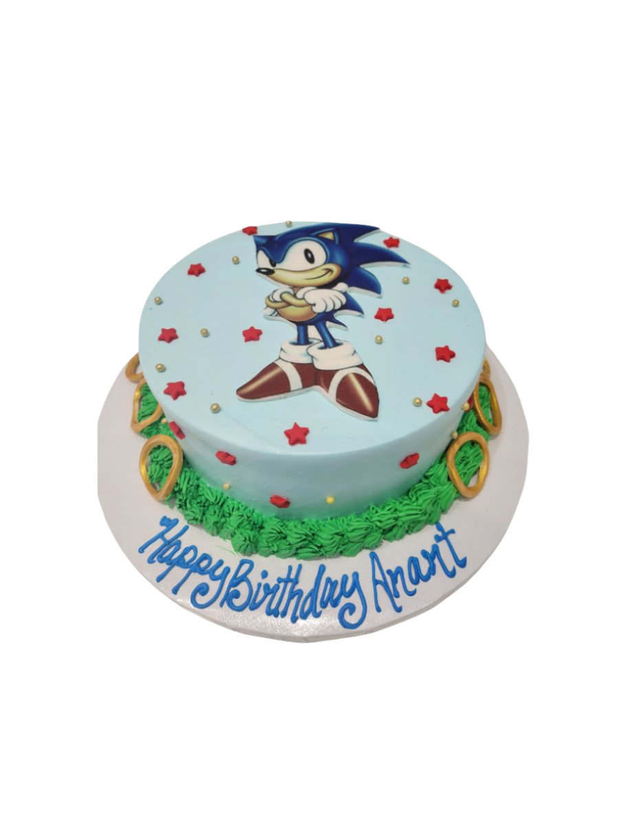 Zion Sonic Birthday Cake