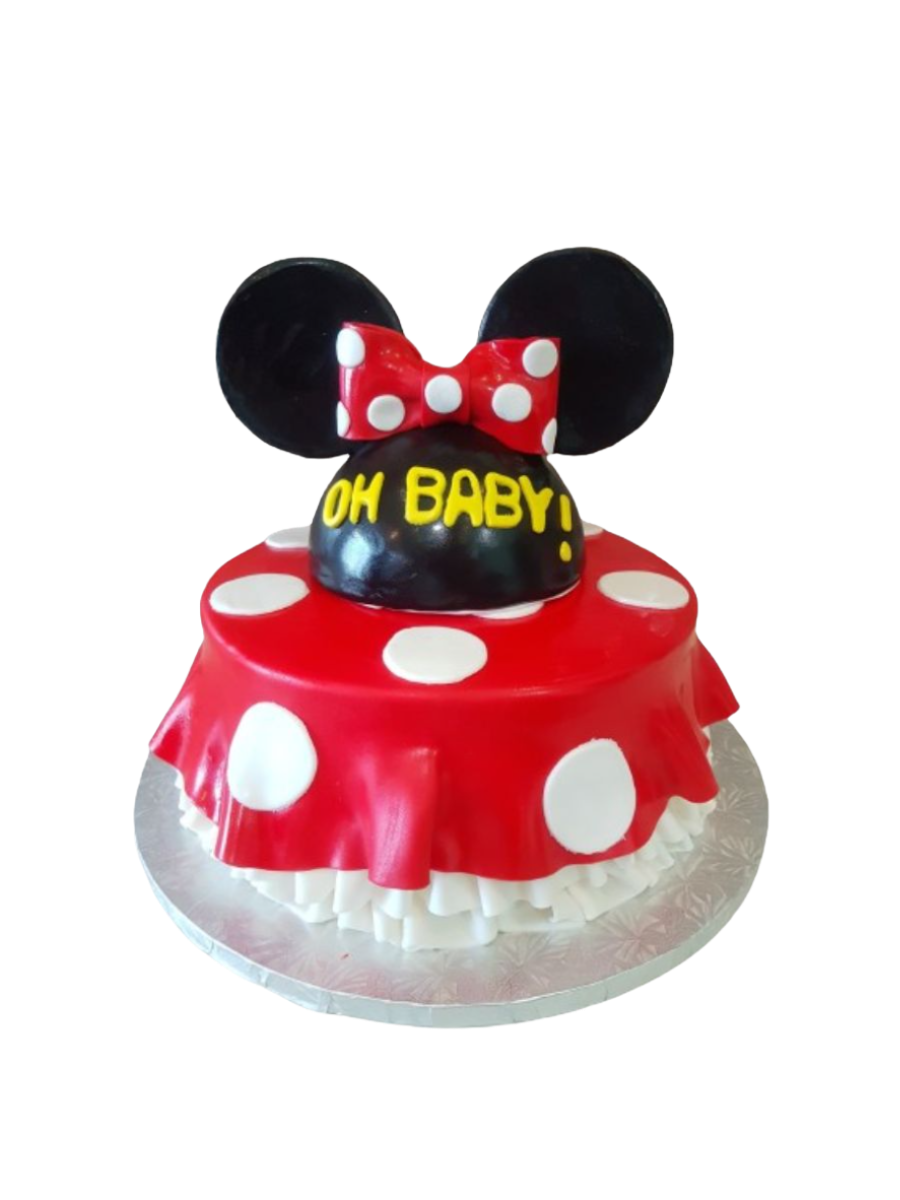 Oh Baby Minnie & Mickey Mouse Cake