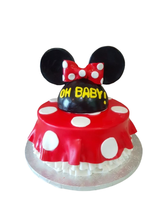 Oh Baby Minnie & Mickey Mouse Cake