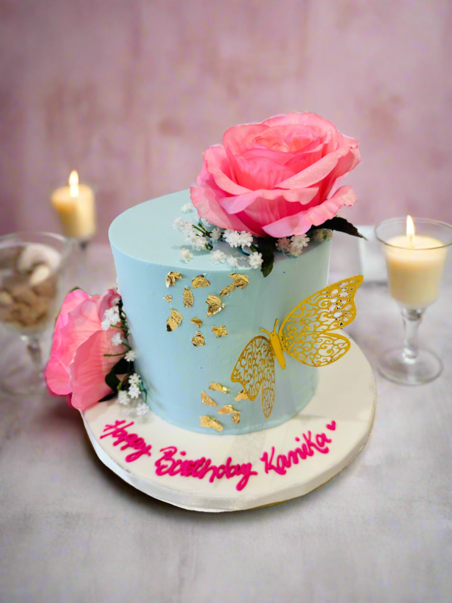 Kanika Pink Floral Cake