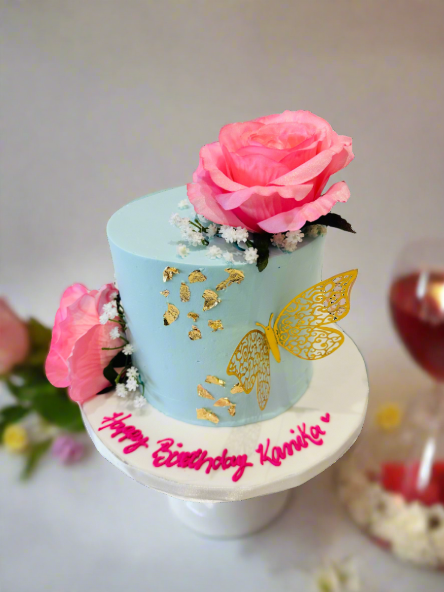 Kanika Pink Floral Cake