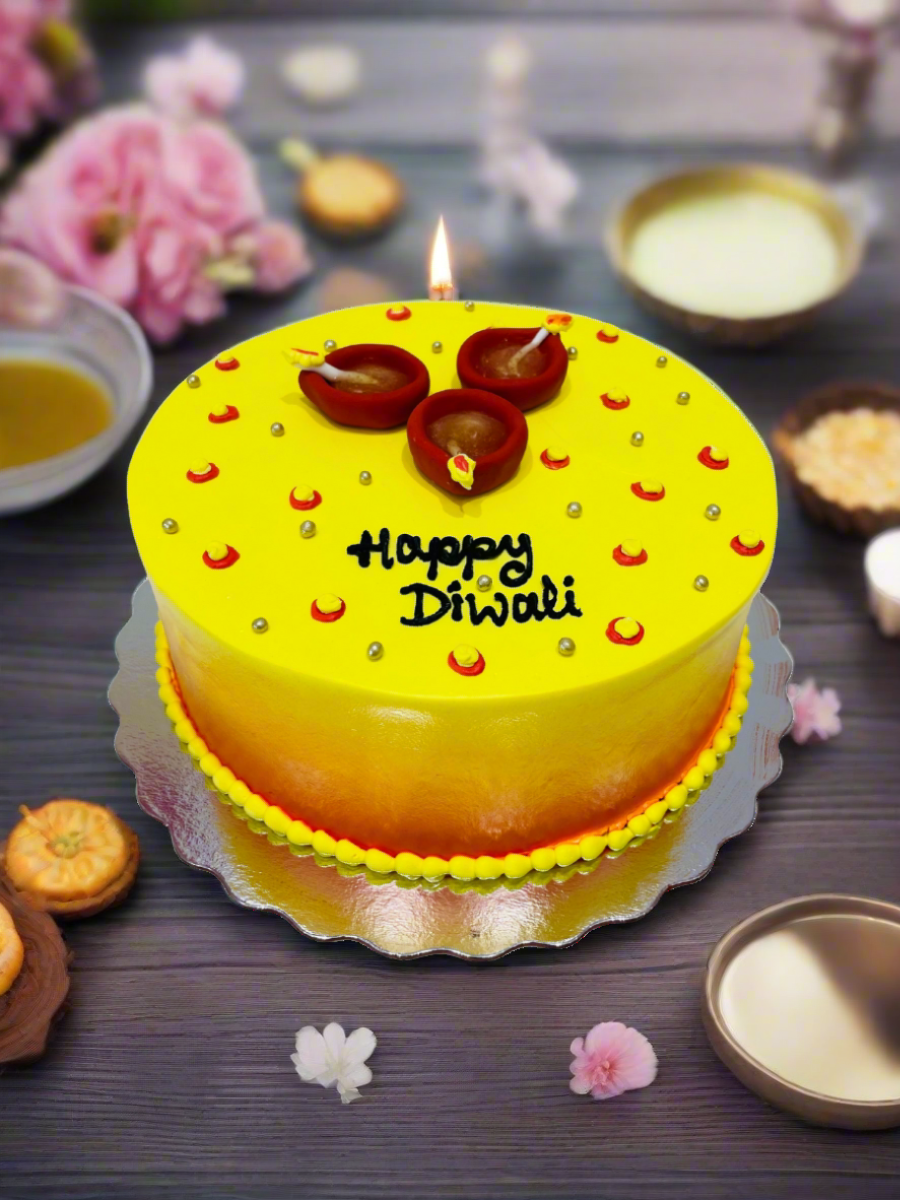 Diwali Lights Cake