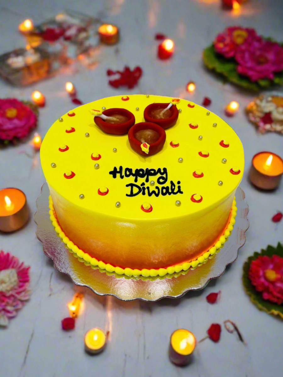 Diwali Lights Cake