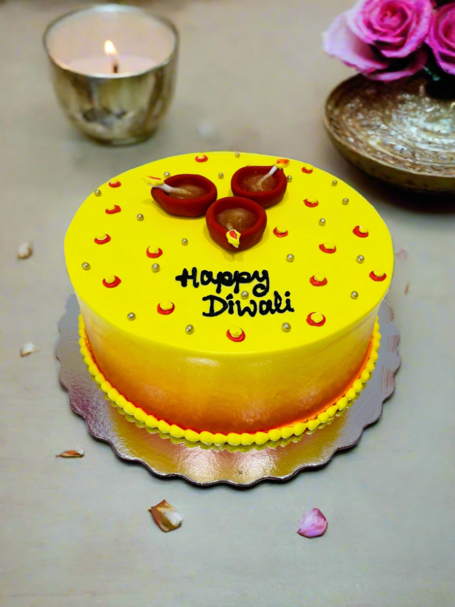 Diwali Lights Cake
