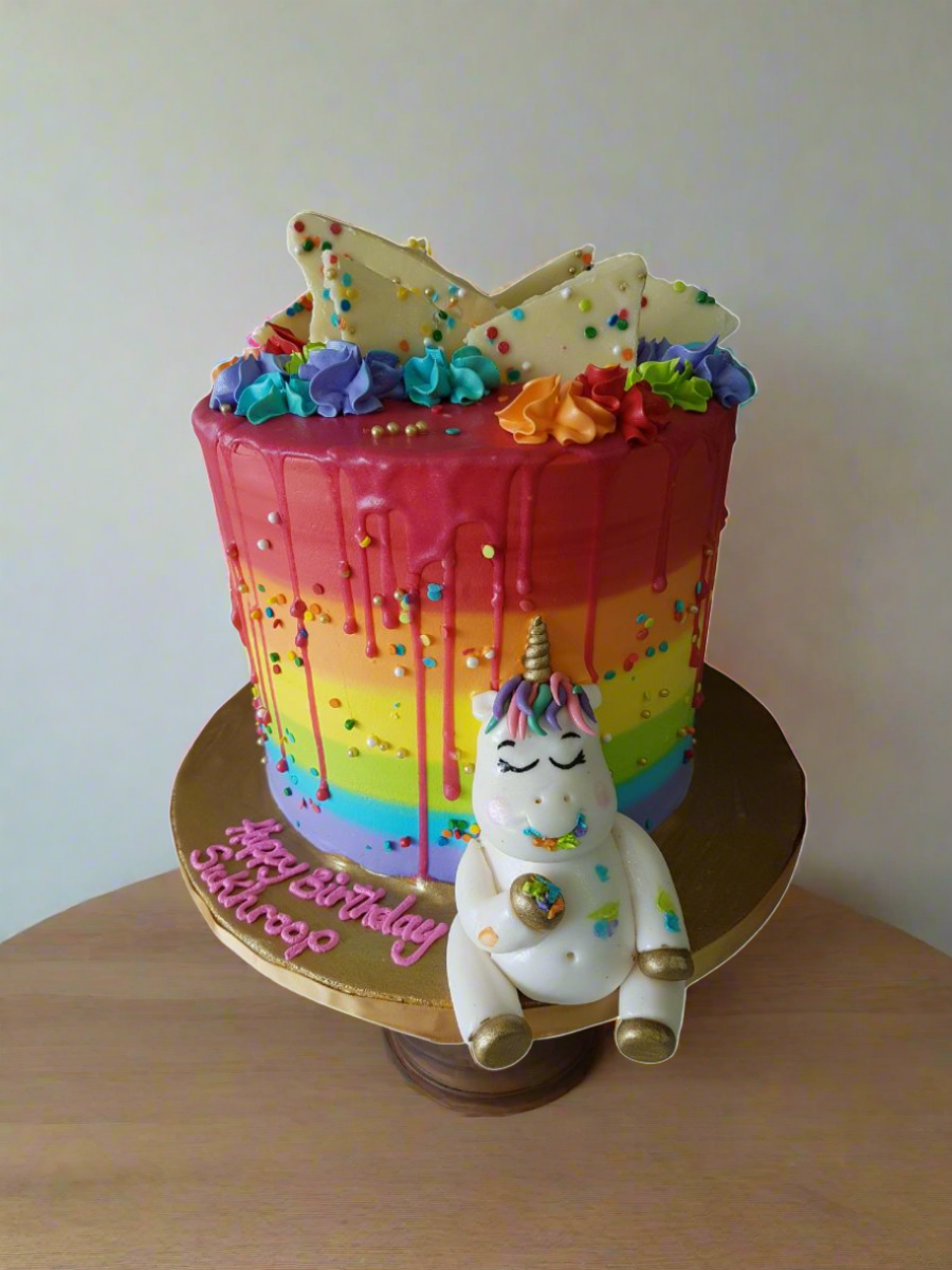 Unicorn Rainbow Cake