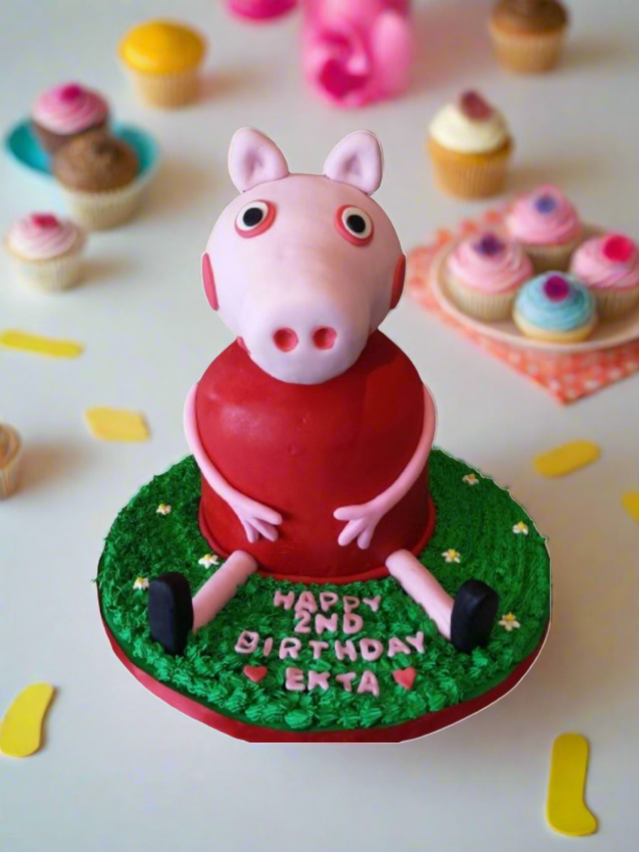 Peppa Pig Molded Cake