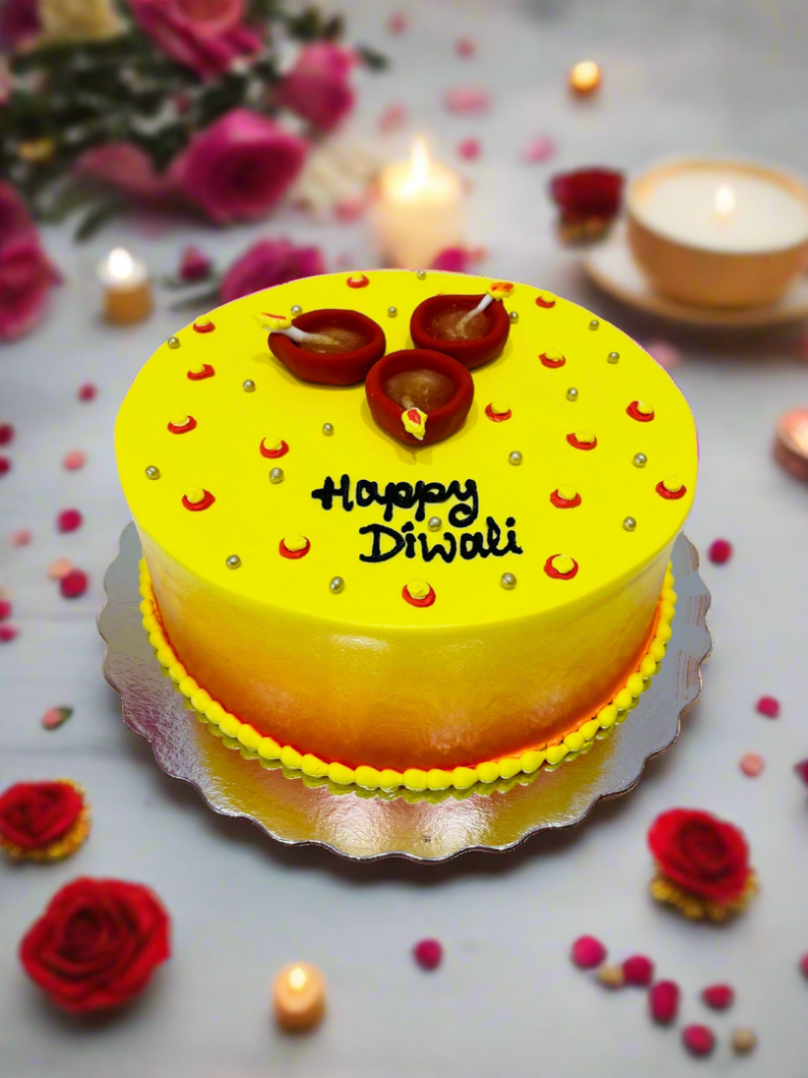 Diwali Lights Cake