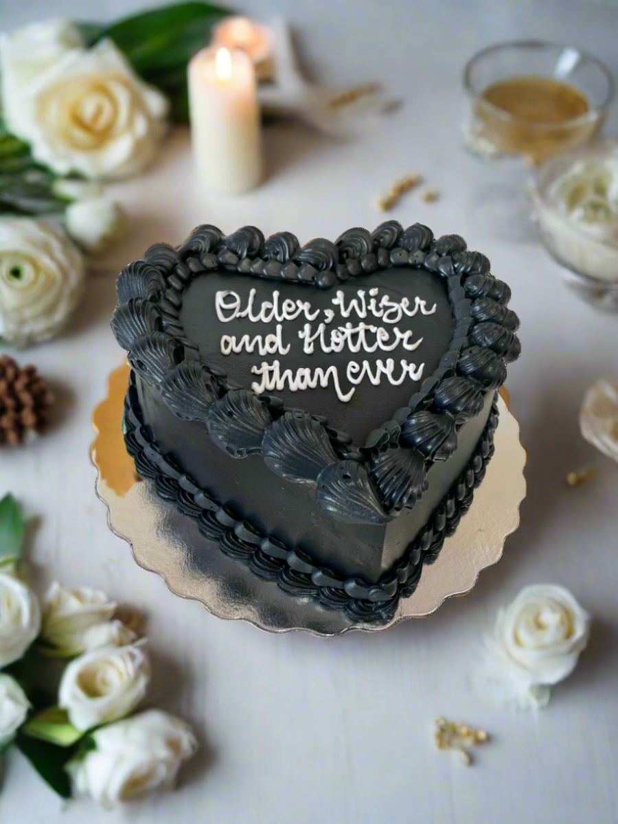 Black Heart Cake