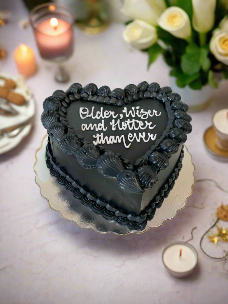 Black Heart Cake