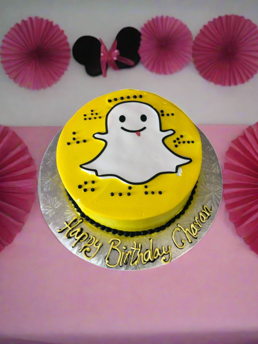Snapchat Photo Cake