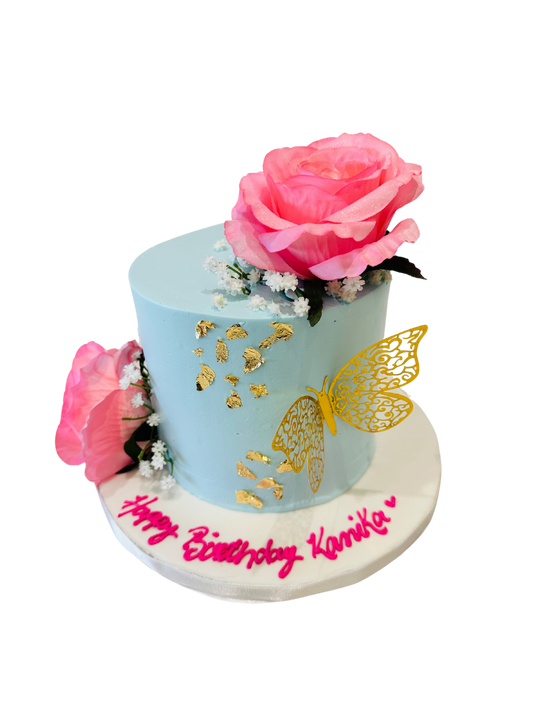 Kanika Pink Floral Cake