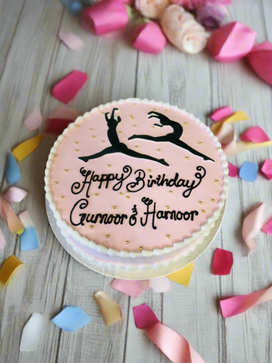 Gymnast Photo Cake