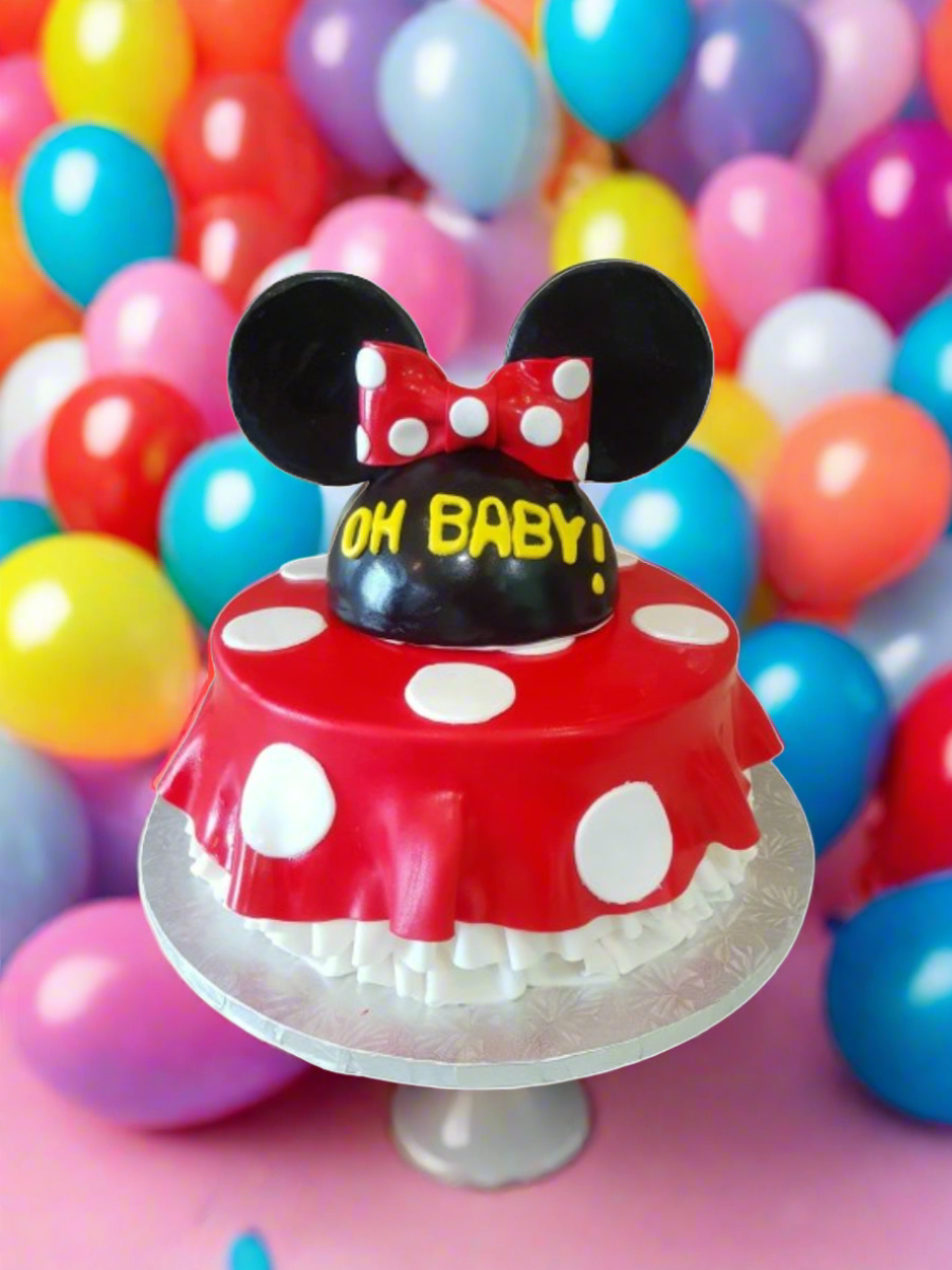 Oh Baby Minnie & Mickey Mouse Cake