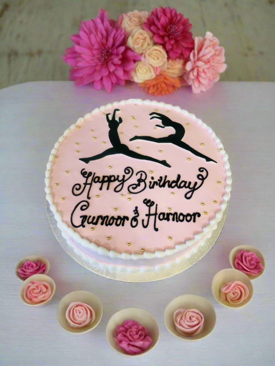 Gymnast Photo Cake