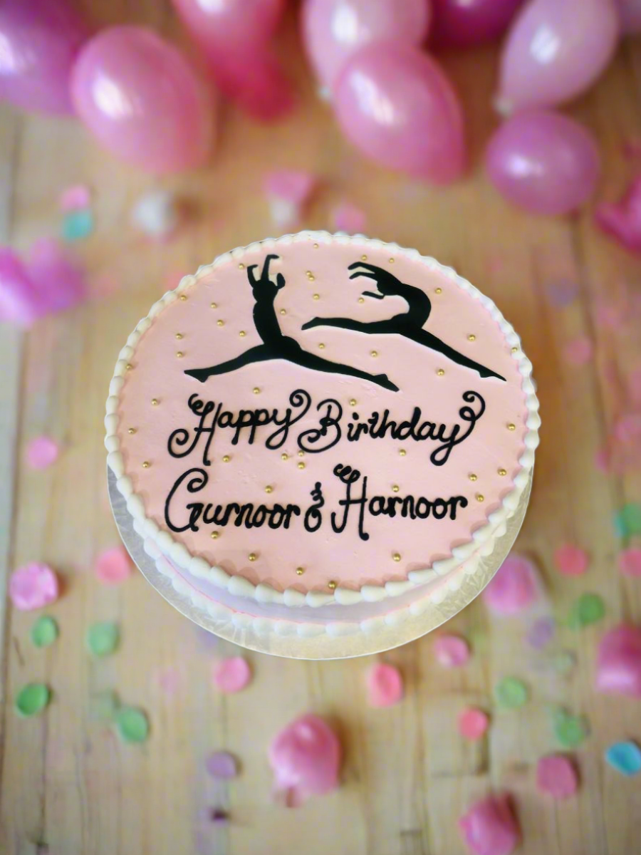 Gymnast Photo Cake