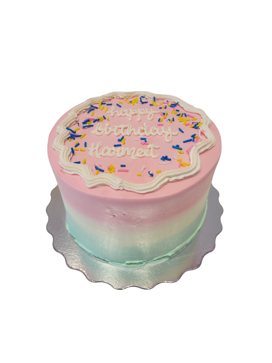 Harmeet Multicolored Birthday Cake