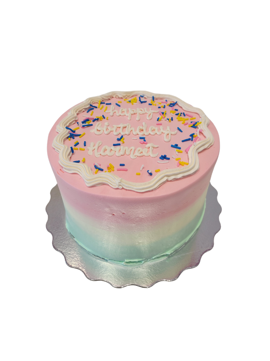 Harmeet Multicolored Birthday Cake