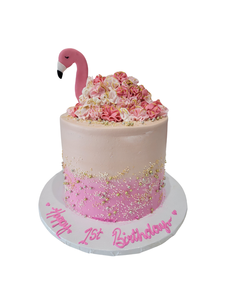 Navi Swan Birthday Cake