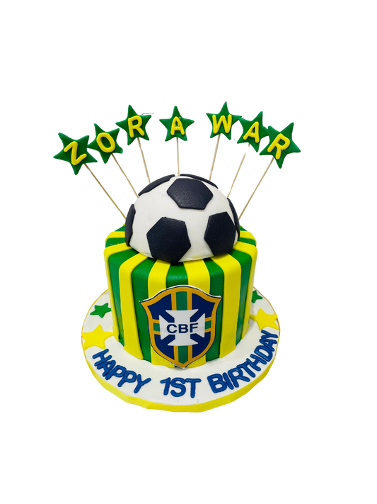 Cfb Soccer Fondant Cake