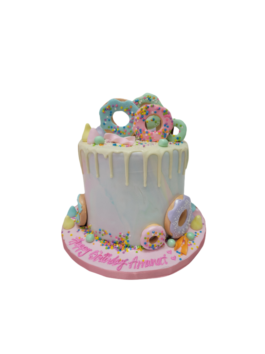 Donut Fondant Cake