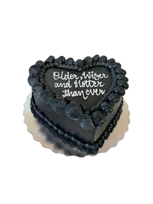 Black Heart Cake