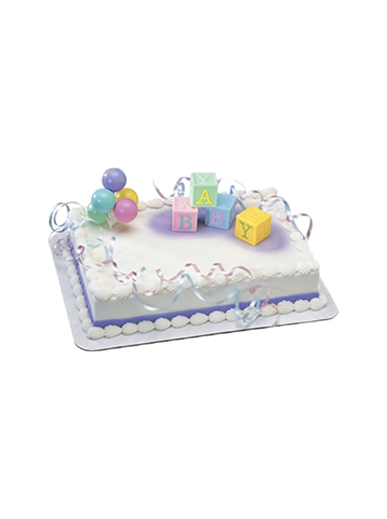 Ryan Baby Block Baby Shower Cake